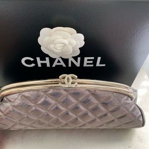 Authentic Lambskin Chanel Clutch